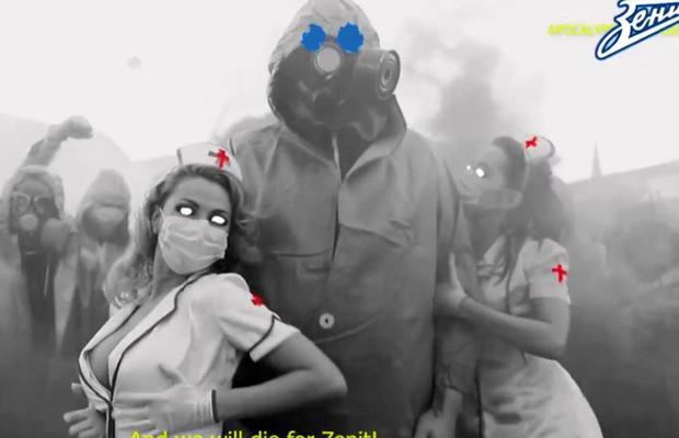 Ultrașii lui Zenit șochează din nou » Huliganii ruși sfidează pandemia de COVID-19 într-un videoclip interzis minorilor