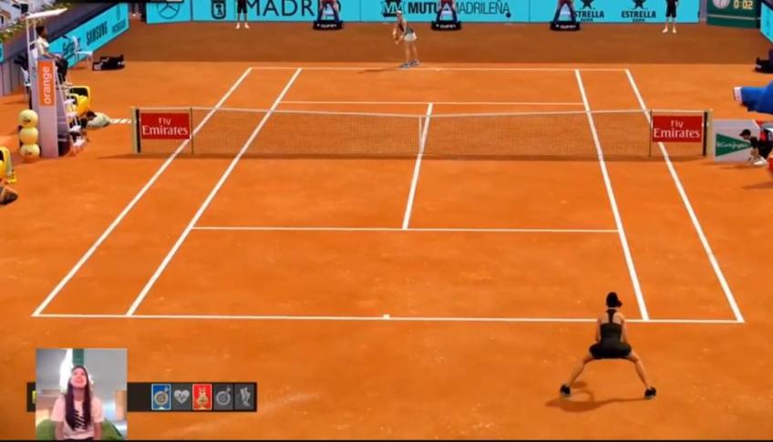 Sorana Cîrstea s-a distrat la turneul virtual de la Madrid