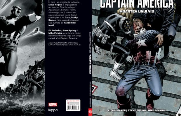 Captain America: moartea unui vis – o nouă revistă Marvel în România