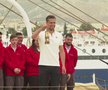 Flacăra olimpică a plecat din Grecia spre Franța » Imagini de la festivitatea specială din portul Pireu