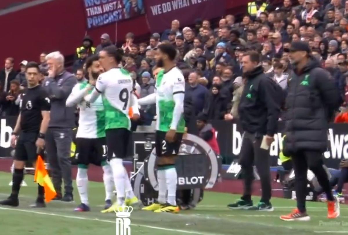 Mohamed Salah s-a certat cu Jurgen Klopp în timpul meciului cu West Ham