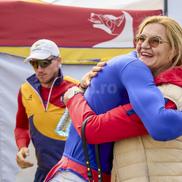 Elisabeta Lipă, președinta ANS, i-a vizitat pe canotori sâmbătă dimineață FOTO Raed Krishan