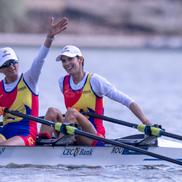 Ionela Cozmiuc și Gianina van Groningen la Campionatele Europene de la Szeged FOTO Raed Krishan