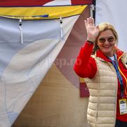 Elisabeta Lipă, președinta ANS, i-a vizitat pe canotori sâmbătă dimineață FOTO Raed Krishan