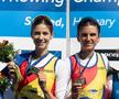 Gianina van Groningen și Ionela Cozmiuc pe podium FOTO Raed Krishan