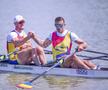 Andrei Cornea și Florin Enache la CE de canotaj de la Szeged FOTO Raed Krishan