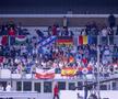 Steaguri tricolore în tribunele de la Szeged FOTO Raed Krishan