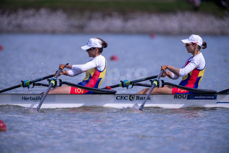 Ionela Cozmiuc și Gianina van Groningen în acțiune la Campionatele Europene de la Szeged FOTO Raed Krishan