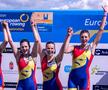 Barca feminină de patru rame-argint