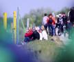 Elisabeta Lipă urmărind cursele canotorilor la Campionatele Europene de la Szeged