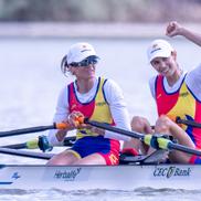 Ionela Cozmiuc și Gianina van Groningen la Campionatele Europene de la Szeged FOTO Raed Krishan