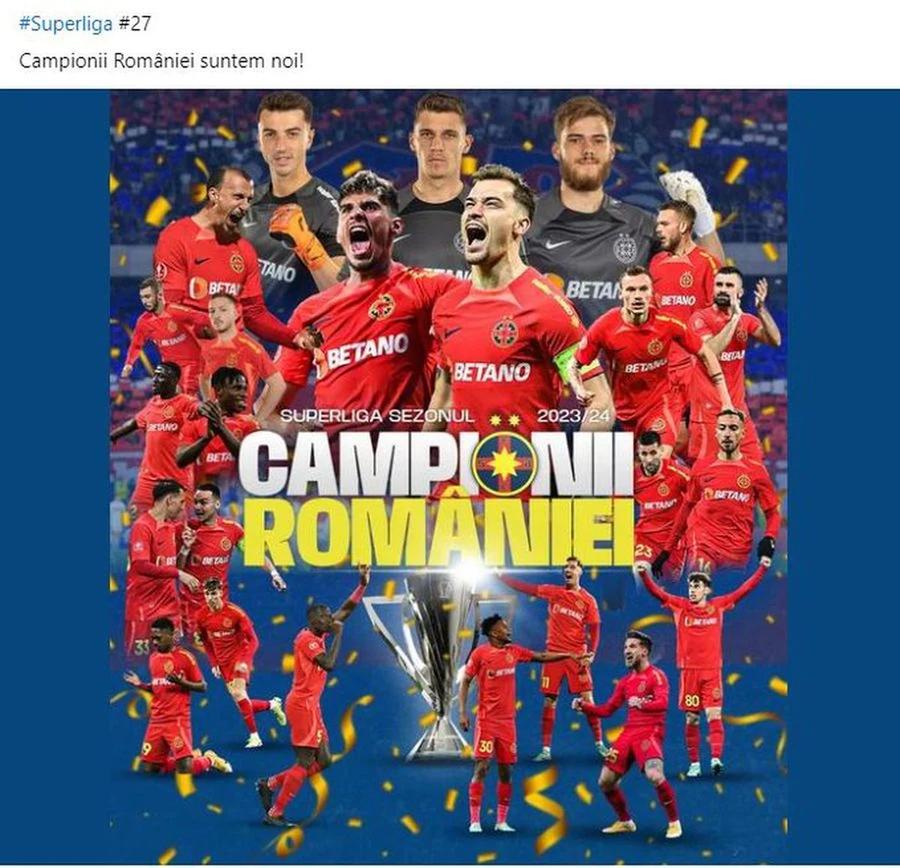 Gabi Balint, ironie după ce FCSB a luat titlul: „Acum m-a egalat!”
