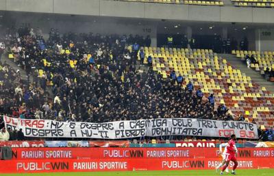 Ultrașii lui Dinamo au explicat motivul pentru care n-au intrat pe stadion la meciul cu Voluntari: „Conducerea clubului a reușit ceea ce Jandarmeria n-a putut”