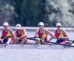 Barca feminină de patru rame-argint