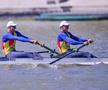Florin Arteni și Florin Lehaci în acțiune la Campionatele Europene de canotaj de la Szeged FOTO Raed Krishan