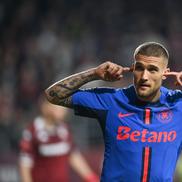 FCSB a învins duminică seara, în deplasare, scor 2-1, formaţia Rapid Bucureşti, în etapa a şasea din play-off-ul Superligii. Au marcat: Christensen 48 / Cisotti 6, Bîrligea 42. FOTO: Eduard Vînătoru (GSP.RO)