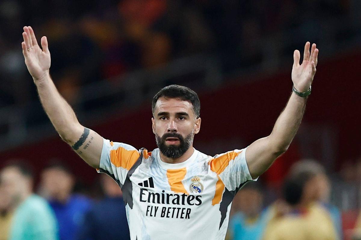 Dani Carvajal l-a înjurat pe arbitrul De Burgos imediat după Barcelona - Real Madrid