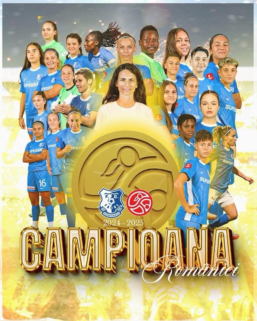 Știm campioana României la fotbal feminin! Al doilea titlu la rând