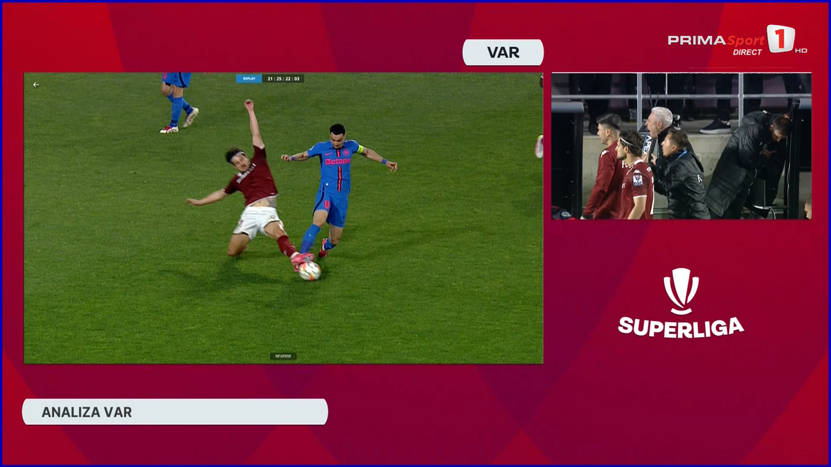 Verdictul specialistului la golul anulat lui Petrila în Rapid - FCSB » Ovidiu Hațegan a întors decizia, din camera VAR