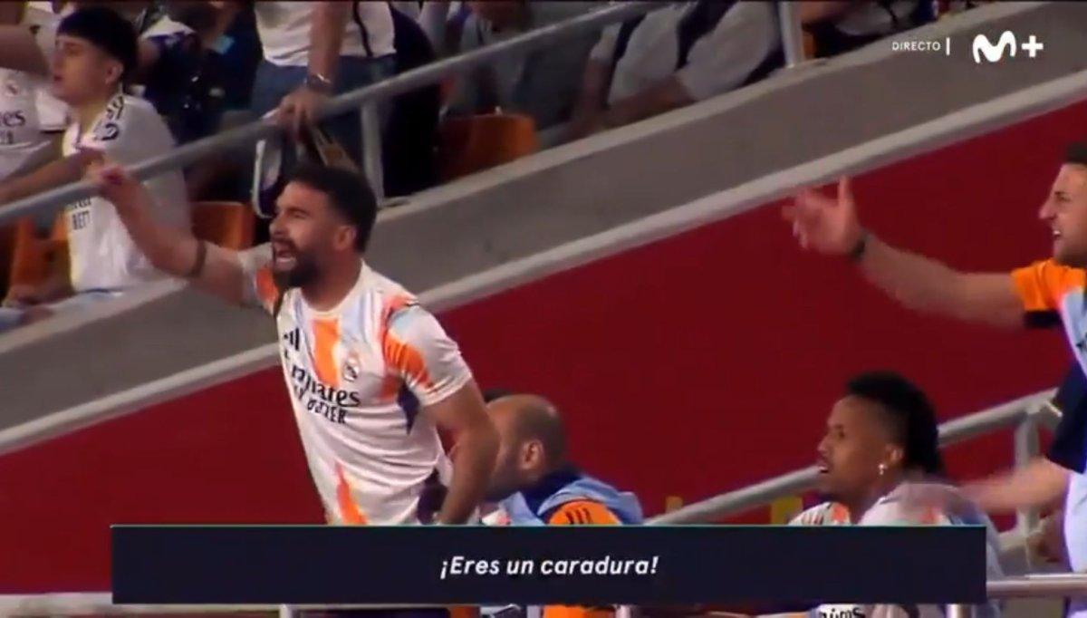 Dani Carvajal l-a înjurat pe arbitrul De Burgos imediat după Barcelona - Real Madrid