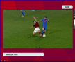 Intrarea lui Burmaz asupra lui Adrian Șut, în Rapid - FCSB