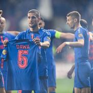 FCSB a învins duminică seara, în deplasare, scor 2-1, formaţia Rapid Bucureşti, în etapa a şasea din play-off-ul Superligii. Au marcat: Christensen 48 / Cisotti 6, Bîrligea 42. FOTO: Eduard Vînătoru (GSP.RO)