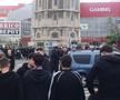 Ultrașii de la FCSB, înainte de meciul cu Rapid