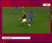 Intrarea lui Burmaz asupra lui Adrian Șut, în Rapid - FCSB