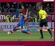 Intrarea lui Burmaz asupra lui Adrian Șut, în Rapid - FCSB