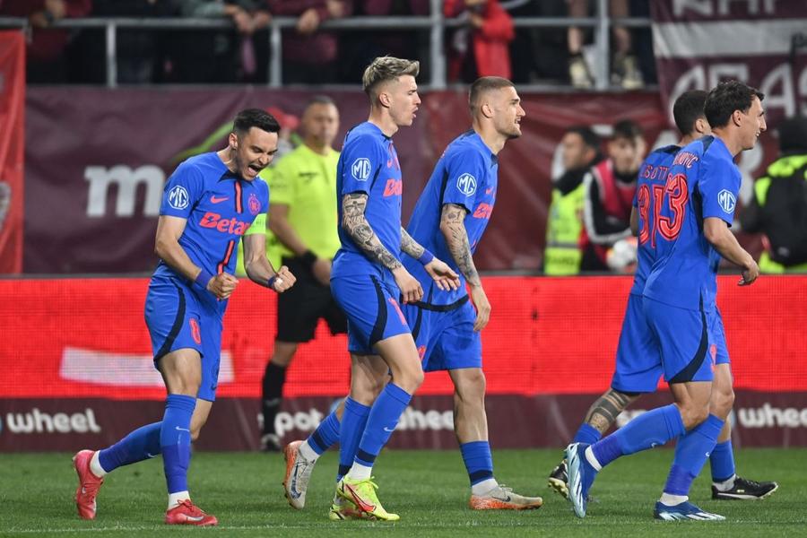 FCSB a plecat victorioasă din Giulești și e foarte aproape de un nou titlu/ foto Eduard Vînătoru (GSP) Doar FCSB putea câștiga acest campionat