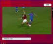 Intrarea lui Burmaz asupra lui Adrian Șut, în Rapid - FCSB
