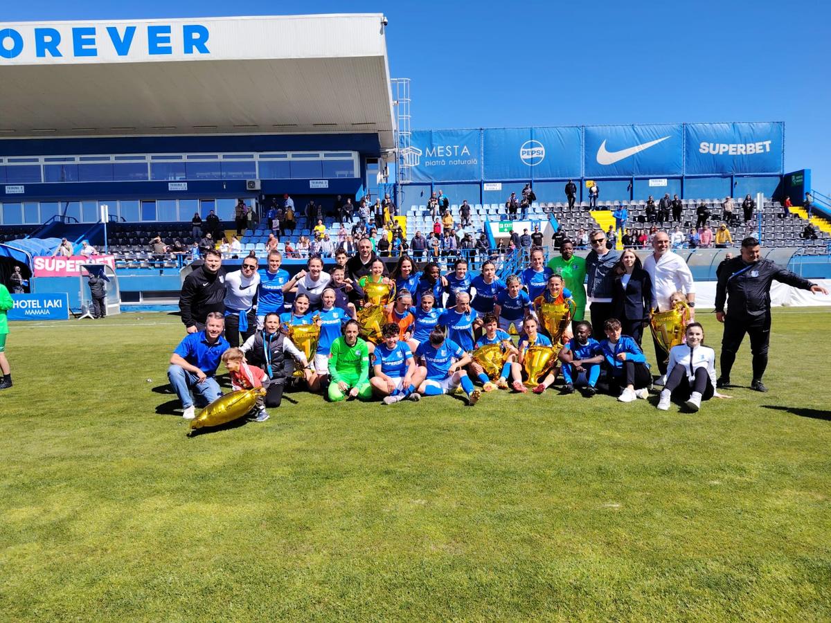 Știm campioana României la fotbal feminin! Al doilea titlu la rând