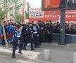 Ultrașii de la FCSB, înainte de meciul cu Rapid