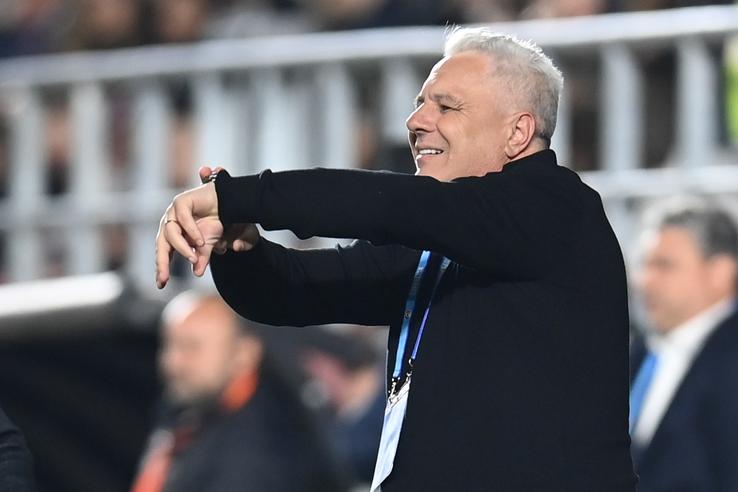 FCSB a învins duminică seara, în deplasare, scor 2-1, formaţia Rapid Bucureşti, în etapa a şasea din play-off-ul Superligii. Au marcat: Christensen 48 / Cisotti 6, Bîrligea 42. FOTO: Eduard Vînătoru (GSP.RO)