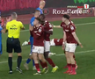 Radu Petrescu i-a refuzat Rapidului un penalty, după ce Christensen a fost tamponat de Târnovanu: „Decizie eronată”