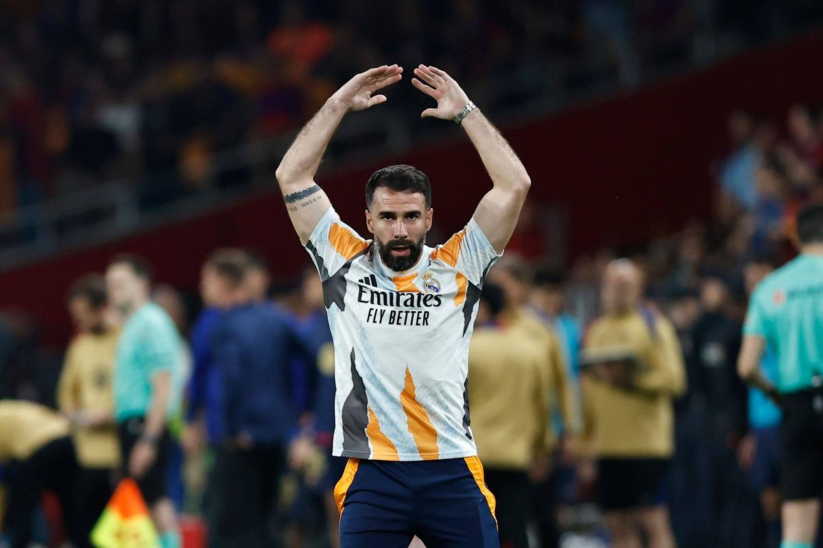 Dani Carvajal l-a înjurat pe arbitrul De Burgos imediat după Barcelona - Real Madrid