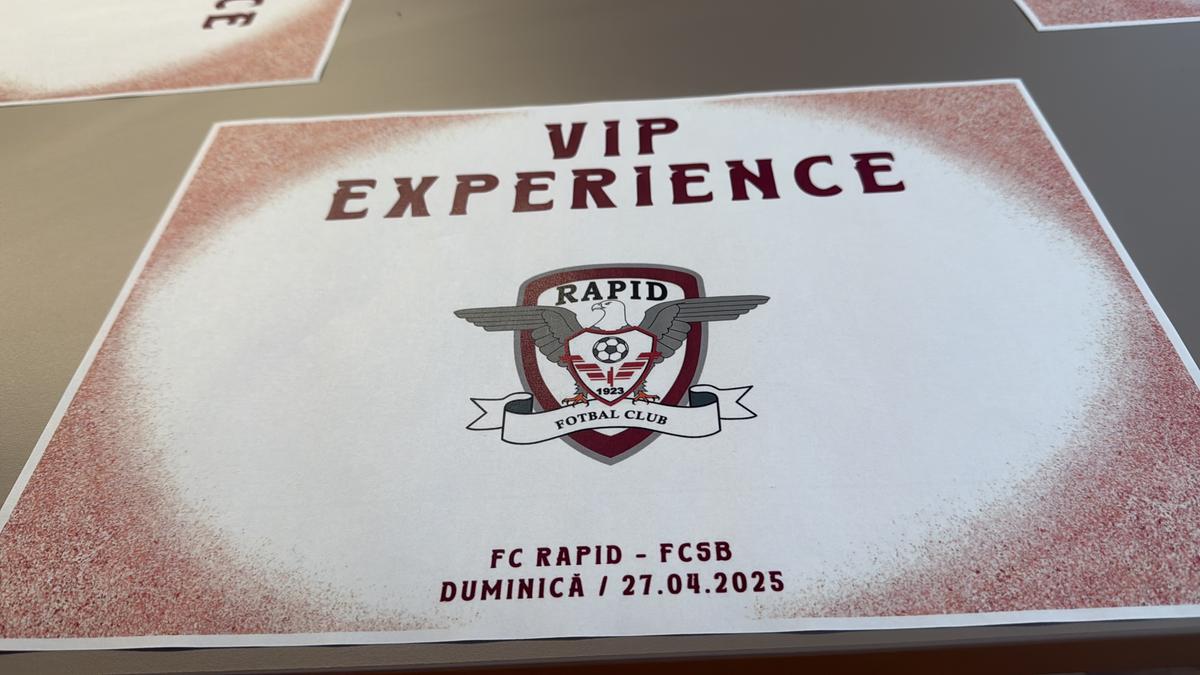 Pachetul „Zi de meci” pentru fani, înainte de Rapid - FCSB