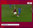 Intrarea lui Burmaz asupra lui Adrian Șut, în Rapid - FCSB