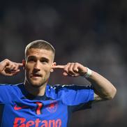 FCSB a învins duminică seara, în deplasare, scor 2-1, formaţia Rapid Bucureşti, în etapa a şasea din play-off-ul Superligii. Au marcat: Christensen 48 / Cisotti 6, Bîrligea 42. FOTO: Eduard Vînătoru (GSP.RO)