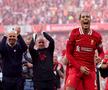 Imagini antologice de la petrecerea de titlu a lui Liverpool » Arne Slot, dedicație specială pentru Jurgen Klopp