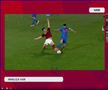 Intrarea lui Burmaz asupra lui Adrian Șut, în Rapid - FCSB