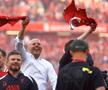 Imagini fabuloase de la petrecerea de titlu a celor de la Liverpool » Ce gest a făcut Arne Slot pentru Jurgen Klopp