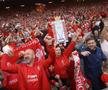 Imagini antologice de la petrecerea de titlu a lui Liverpool » Arne Slot, dedicație specială pentru Jurgen Klopp