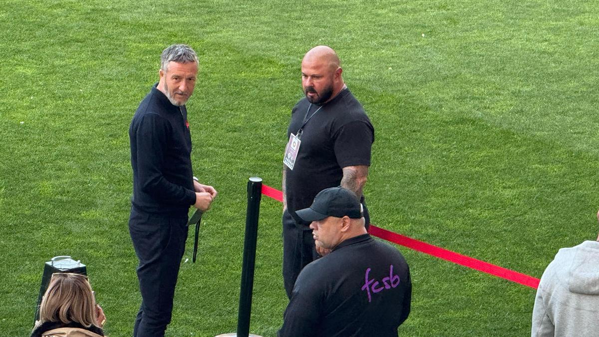 Mihai Stoica, surprins alături de George „Pachet” și „Buze”, înainte de Rapid - FCSB
