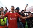 Imagini antologice de la petrecerea de titlu a lui Liverpool » Arne Slot, dedicație specială pentru Jurgen Klopp