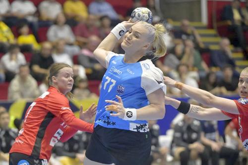 Crina Pintea în CSM București - Team Esbjerg / FOTO: Cristi Preda (GSP.ro)