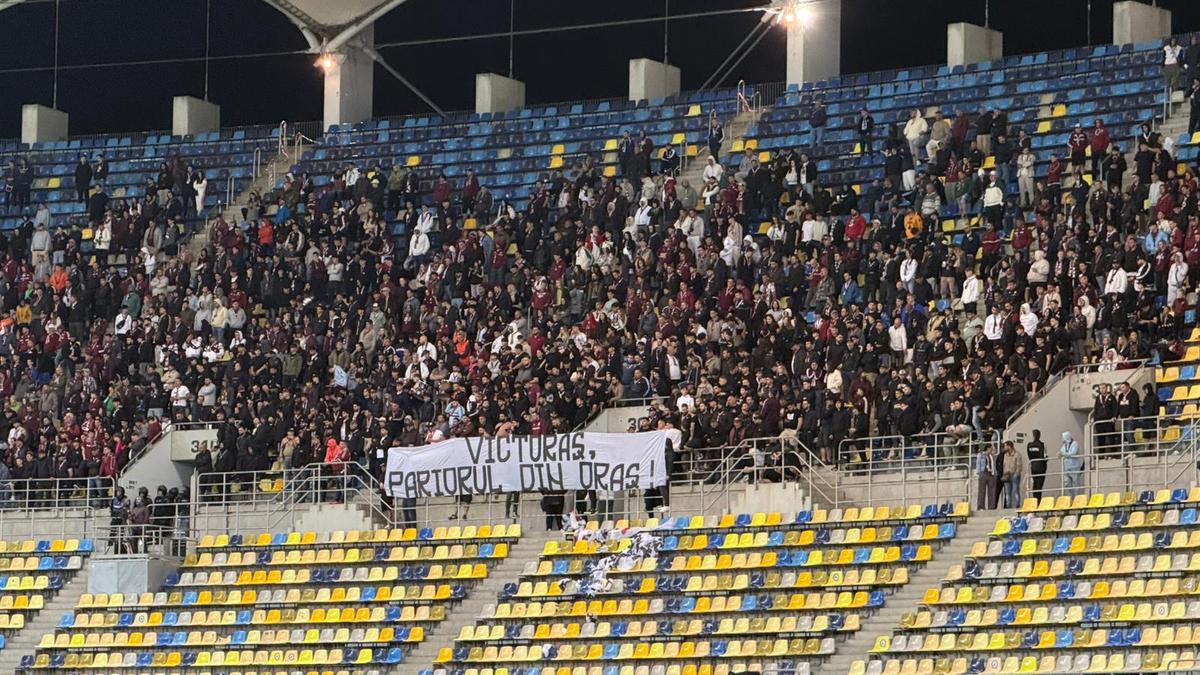 Mesajele afișate de Rapid cu Dinamo