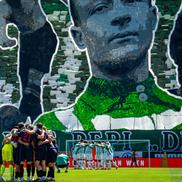 Scenografia de la Rapid Viena - Salzburg în memoria lui Josef Uridil/ foto Imago Images