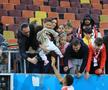 Imagini de la finalul meciului Dinamo - Rapid