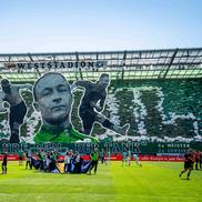 Scenografia de la Rapid Viena - Salzburg în memoria lui Josef Uridil/ foto Imago Images